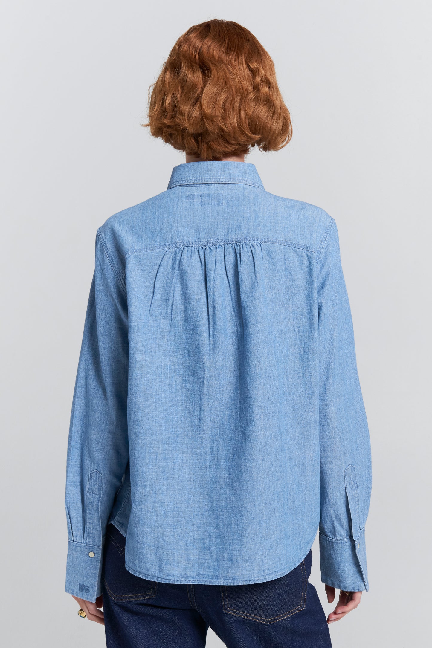 Tuxedo Shirt Blue Lagoon Chambray