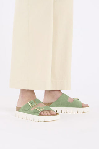 Arizona Chunky Suede Narrow Fit Green Tea