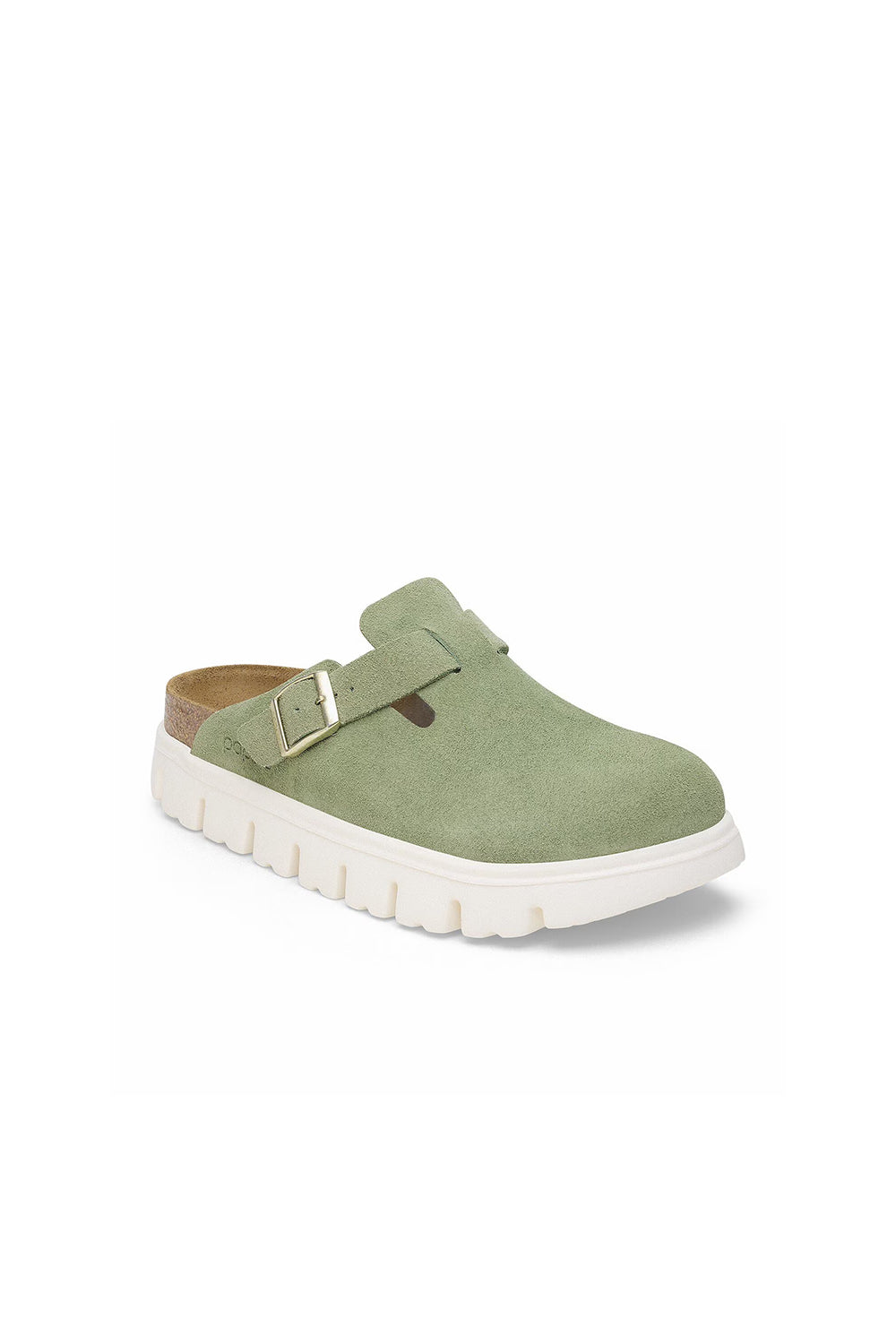 Boston Chunky Suede Narrow Fit Green Tea