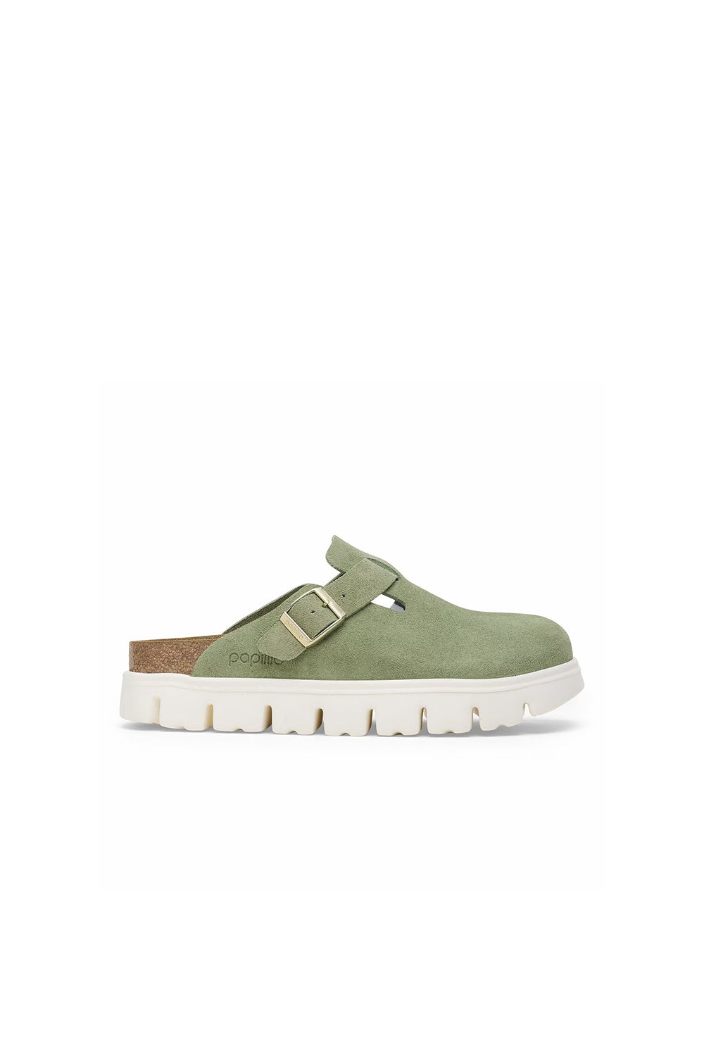 Boston Chunky Suede Narrow Fit Green Tea