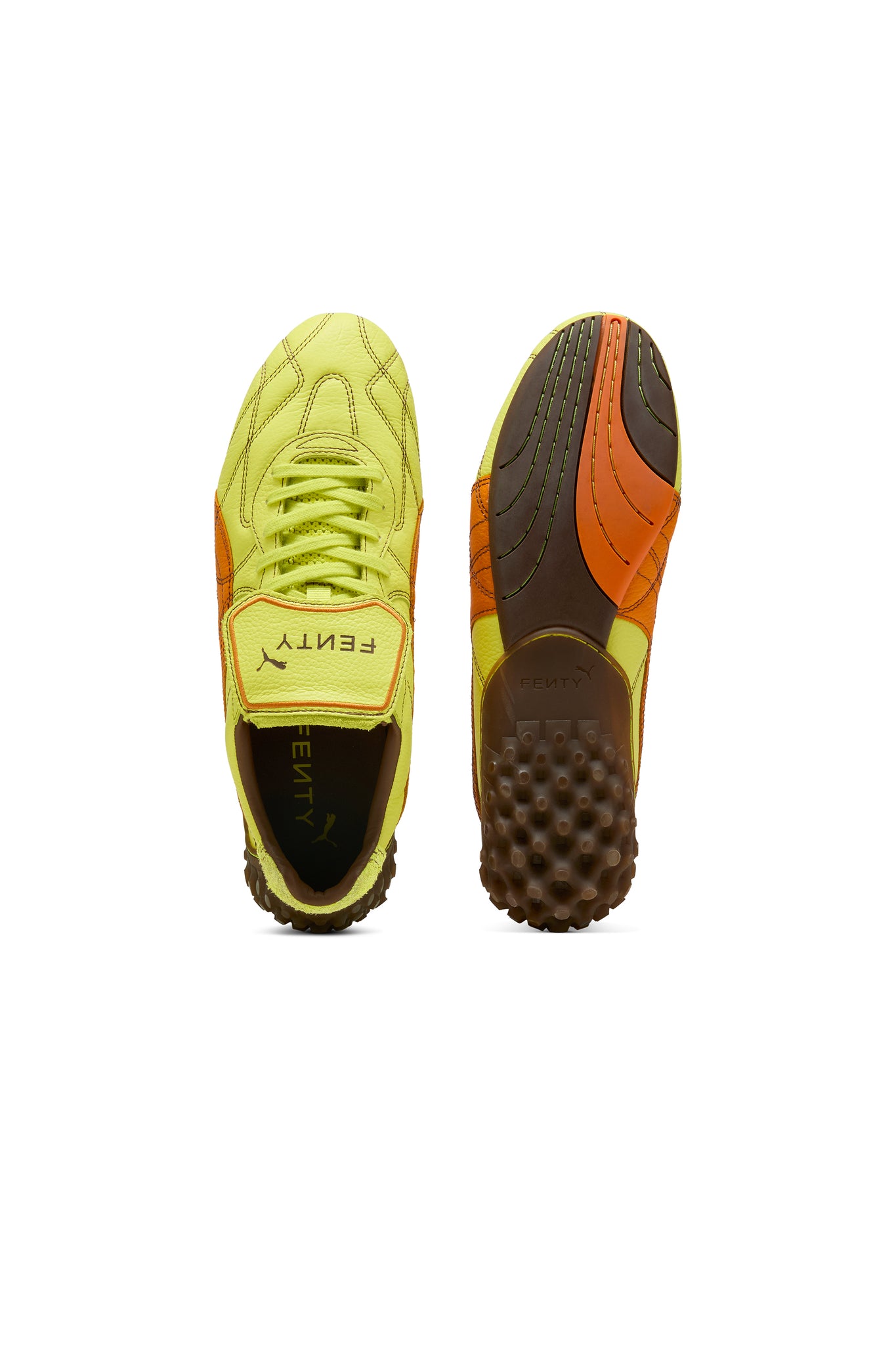 Avanti LS Stitched Sneaker Lime Sheen/Pumpkin Pie