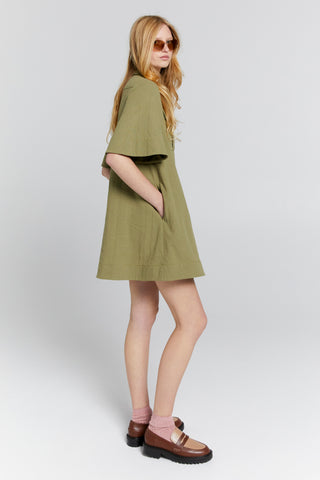 Journey Shirt Dress Herb Green