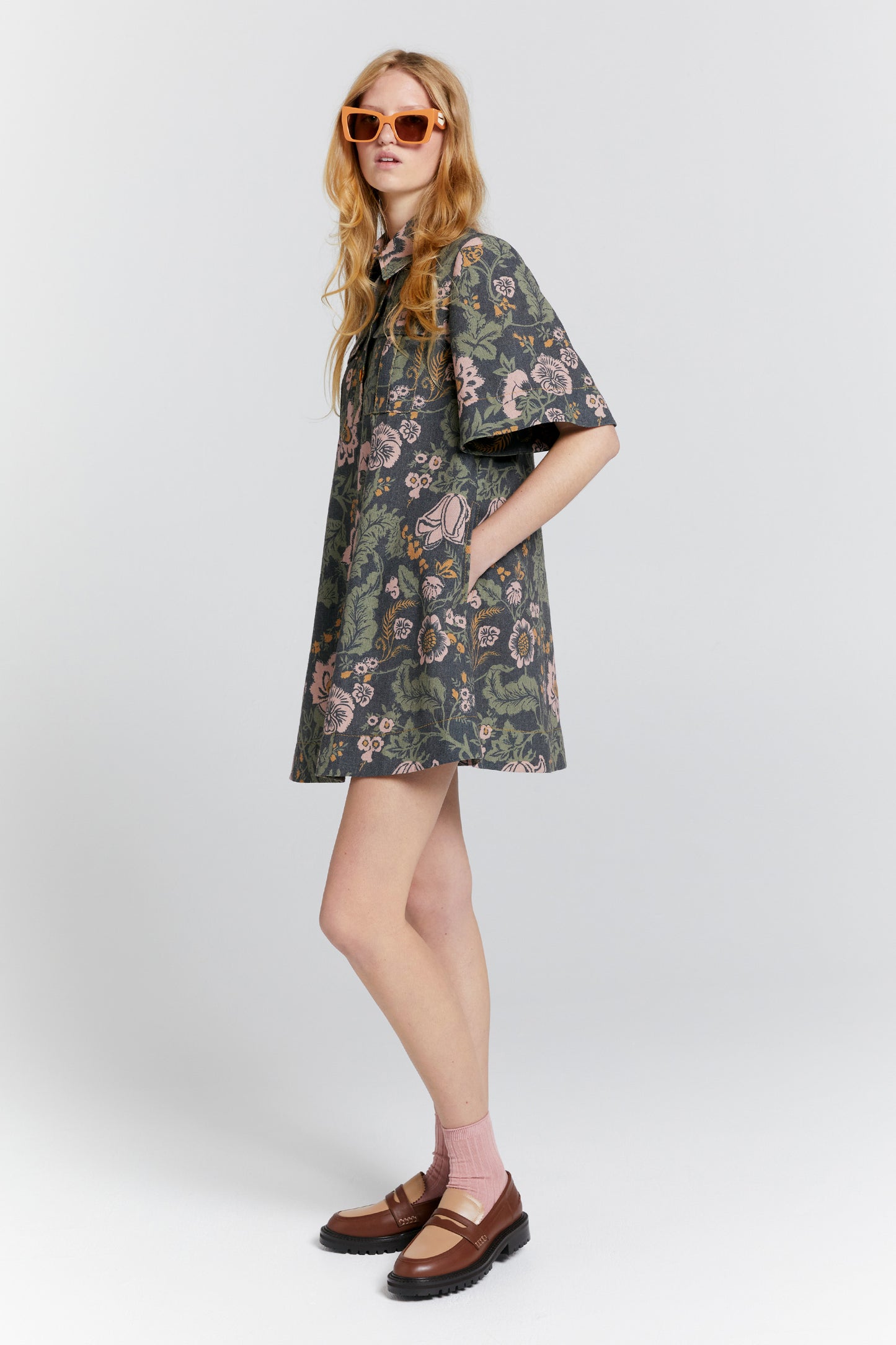 Journey Shirt Dress Black