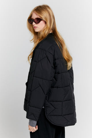 Quilted Monogram Jacket Black