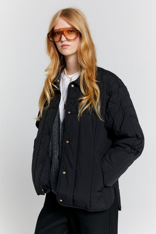 Quilted Voyager Jacket Black