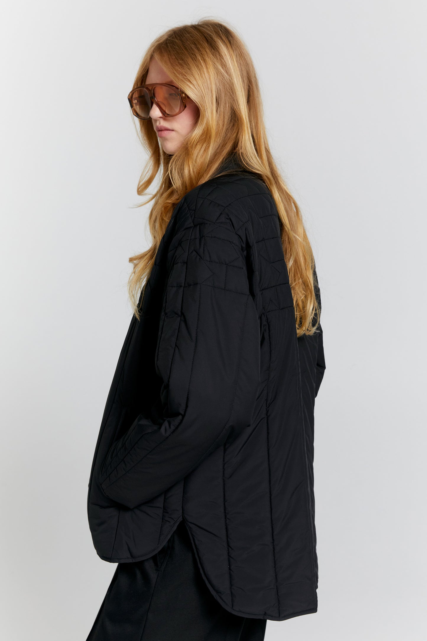 Quilted Voyager Jacket Black