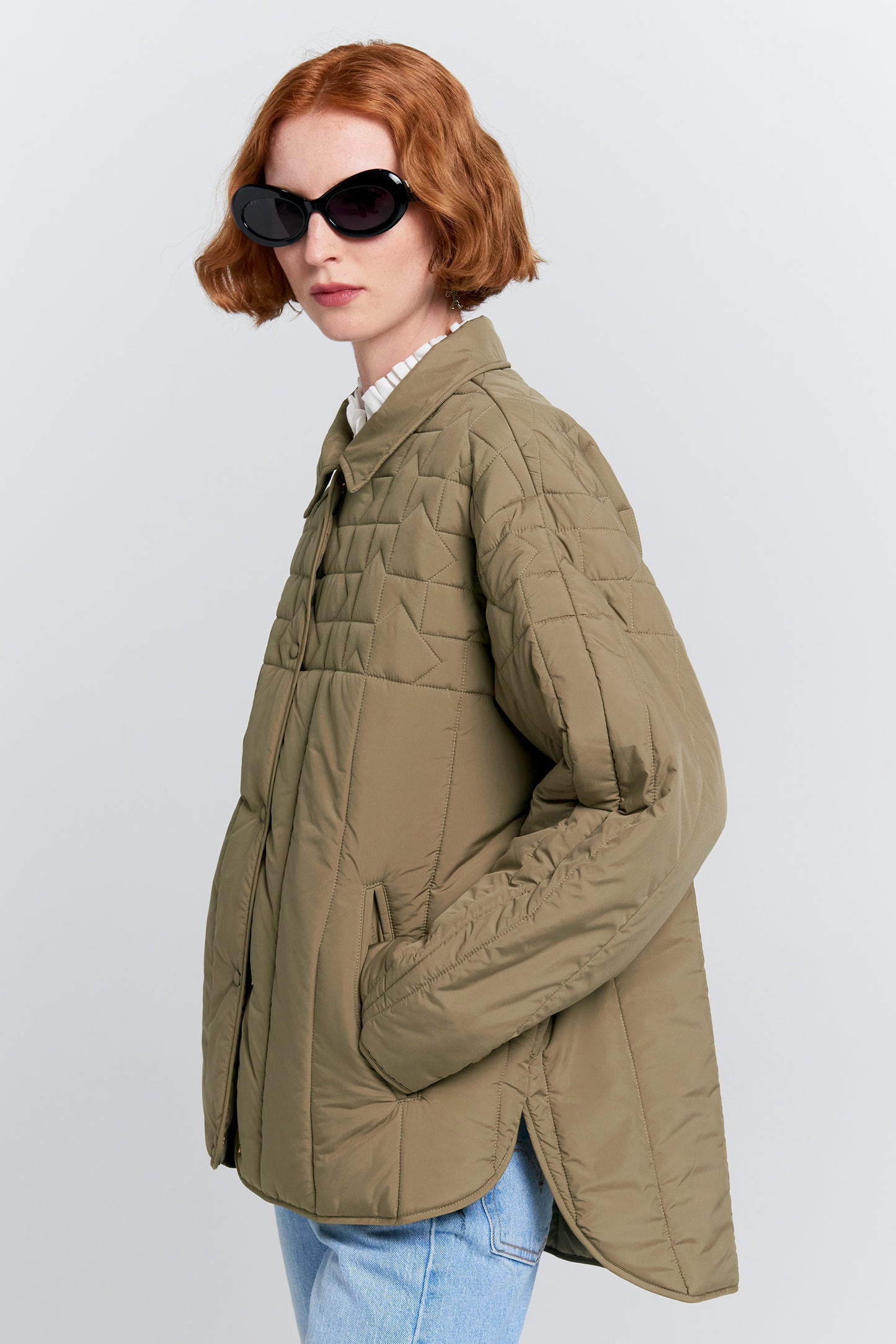 Quilted Voyager Jacket Herb Green