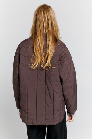 Quilted Voyager Jacket Mahogany