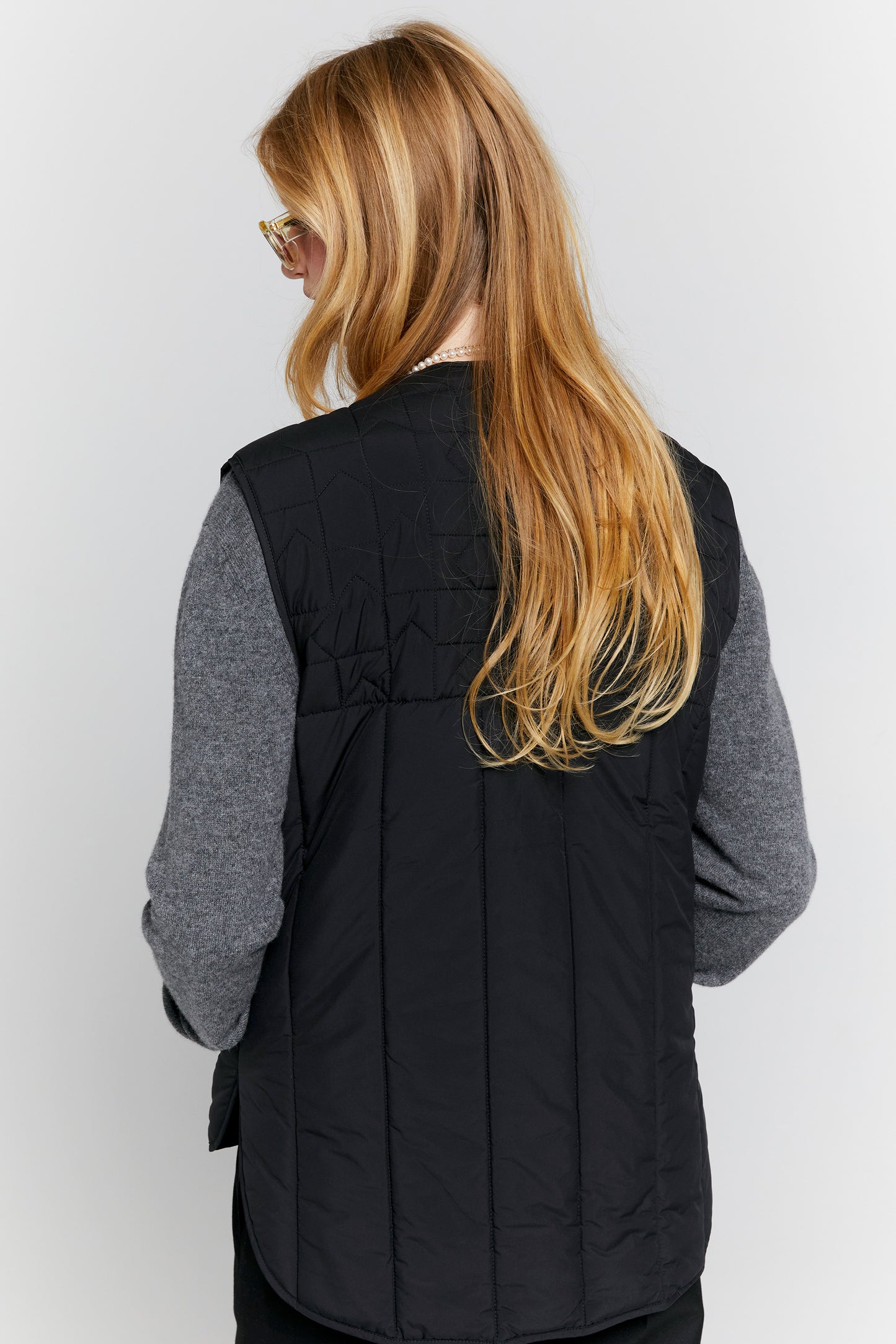 Quilted Voyager Vest Black