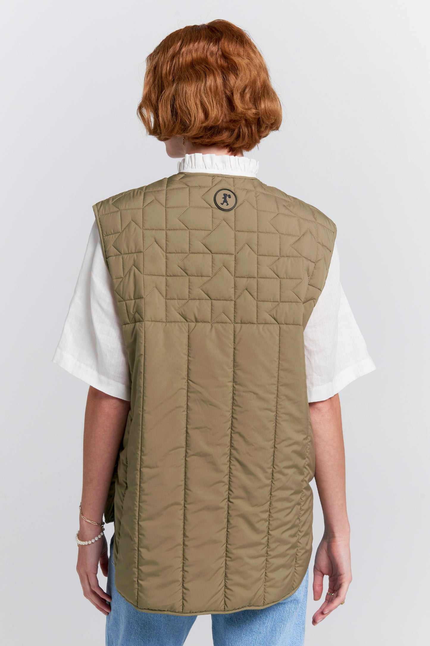 Quilted Voyager Vest Herb Green