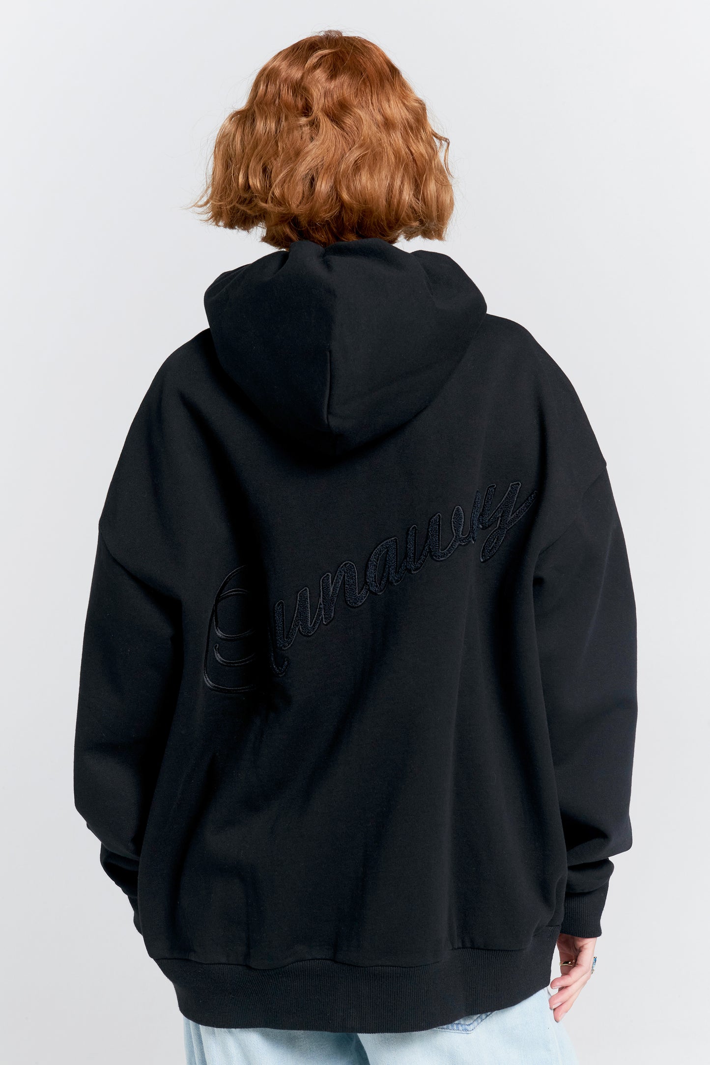 Runaway Script Oversized Hoodie