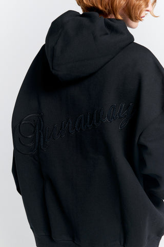 Runaway Script Oversized Hoodie