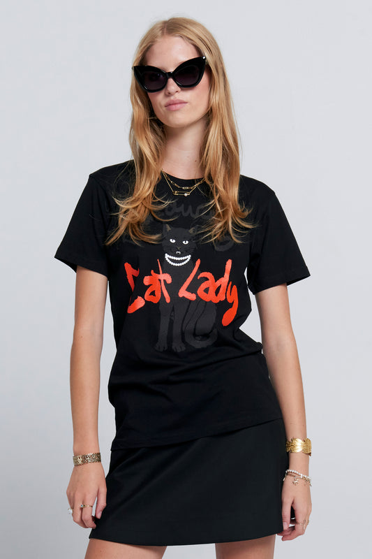 Cat Lady Organic Cotton T-Shirt