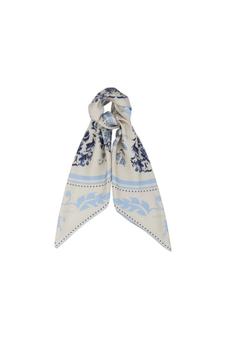 Porcelain Plate Classic Silk Scarf