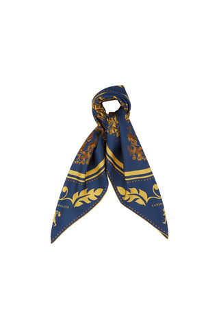 Porcelain Plate Classic Silk Scarf