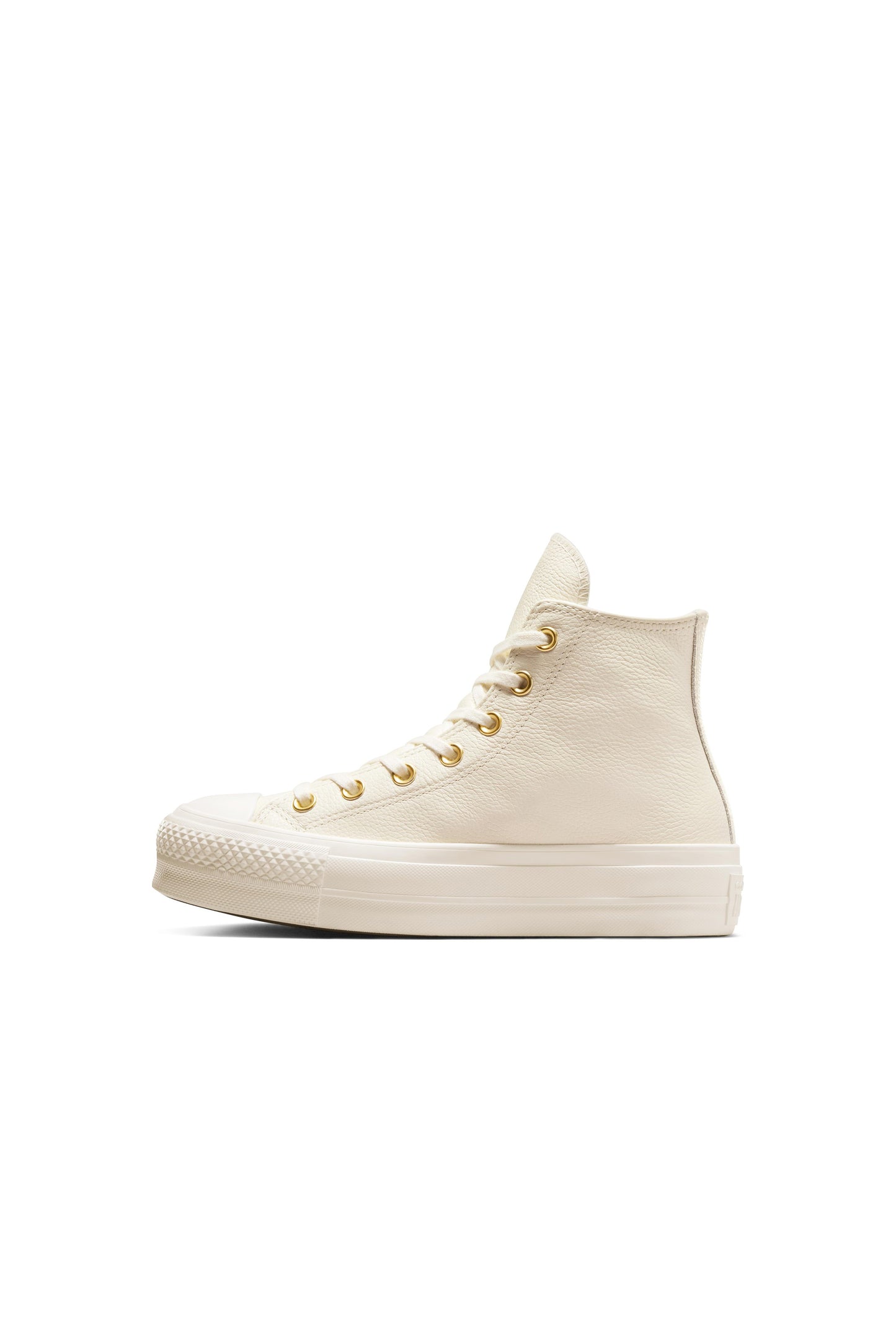 Chuck Taylor Lift High Top Egret/Egret/Gold