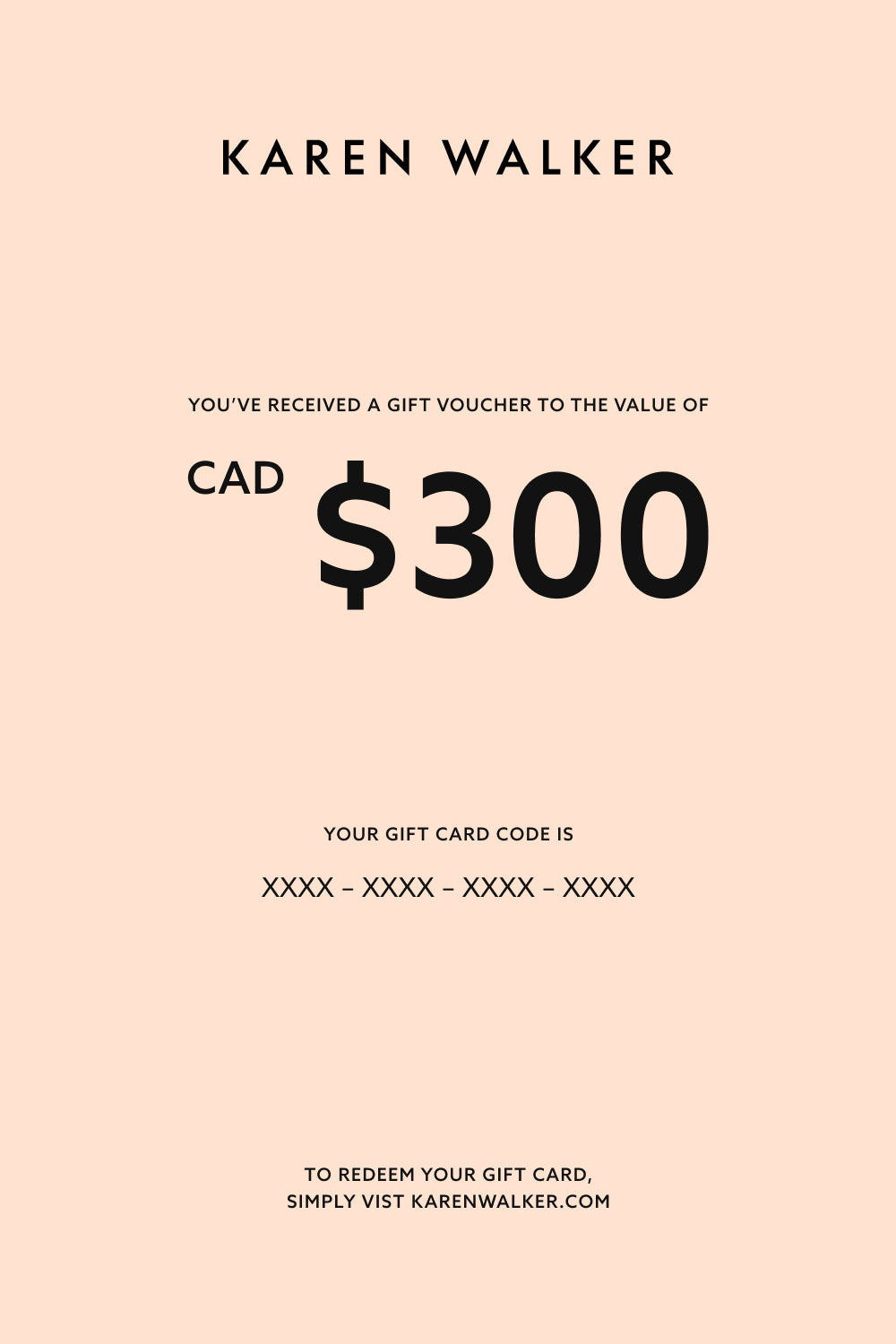 Online Gift Card (CAD)