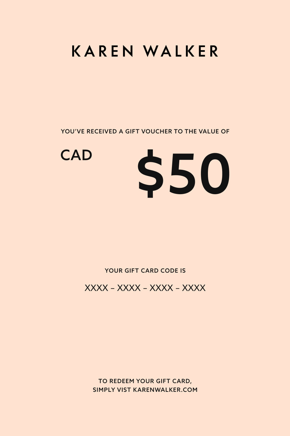 Online Gift Card (CAD)