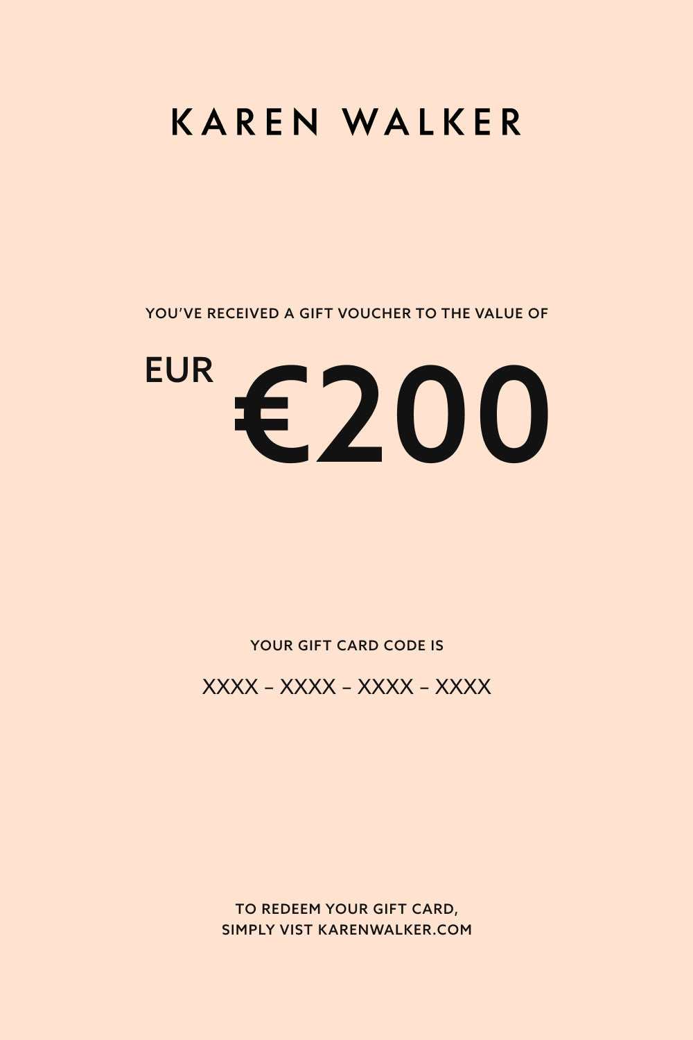 Online Gift Card (EUR)