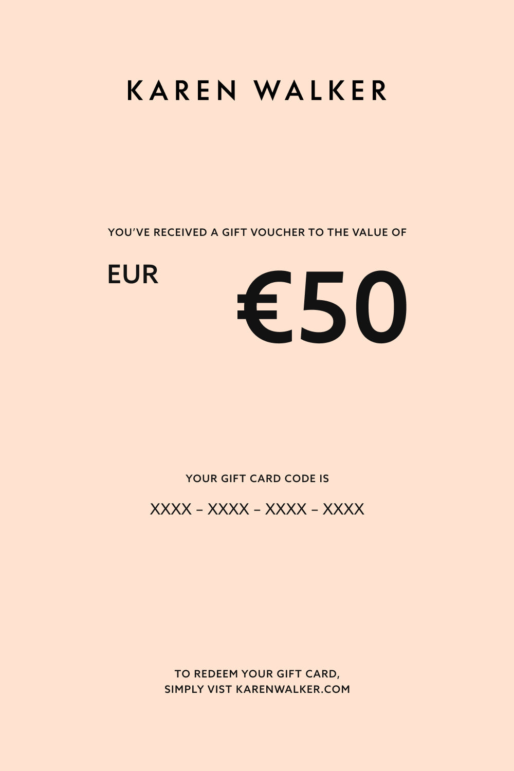 Online Gift Card (EUR)