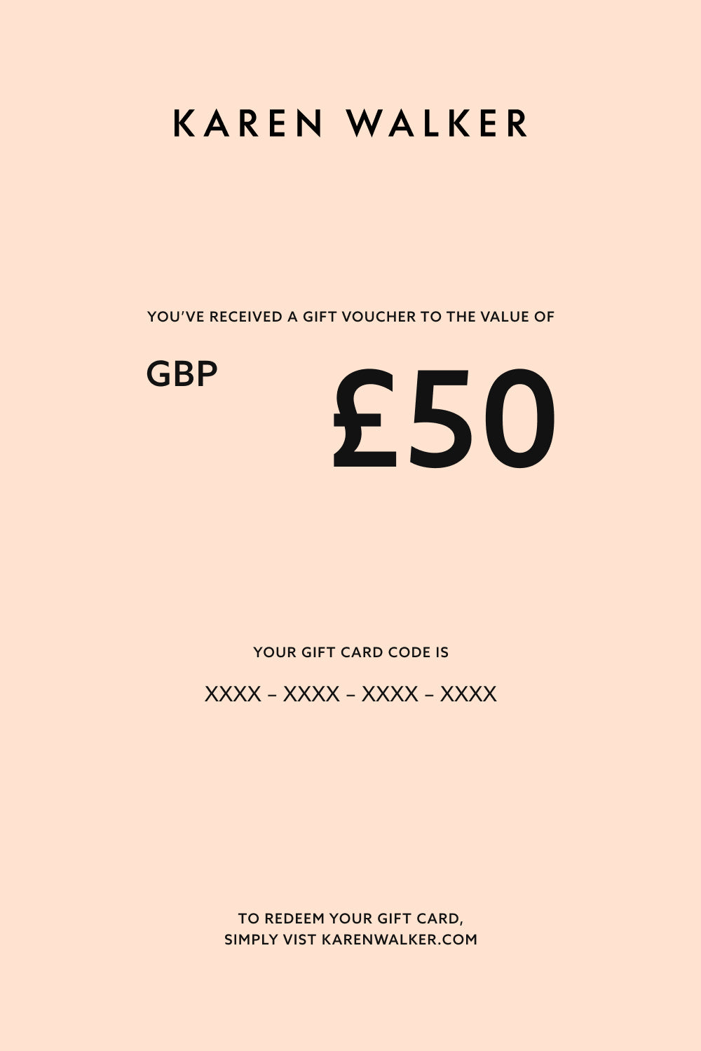 Online Gift Card (GBP)