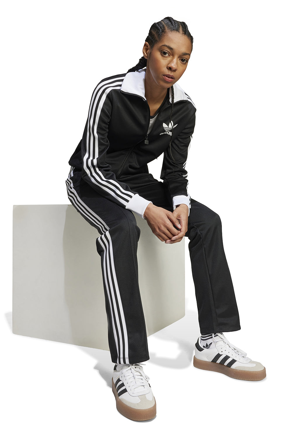 black franz beckenbauer track pants