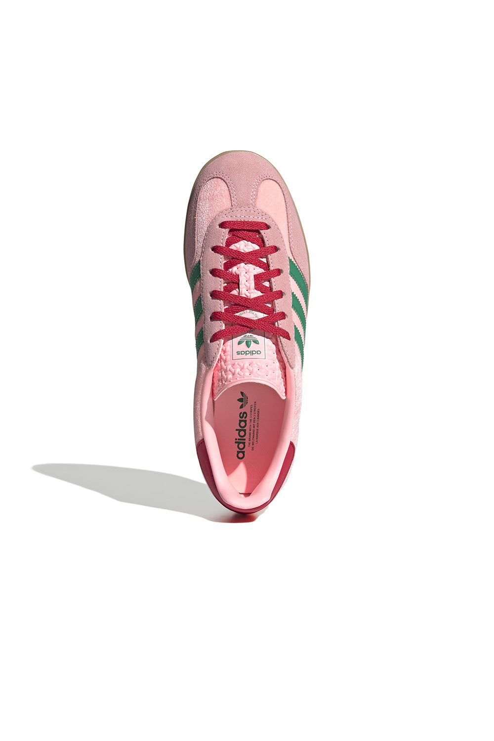 Gazelle Indoor Shoes Court Green/Glow Pink/Gum