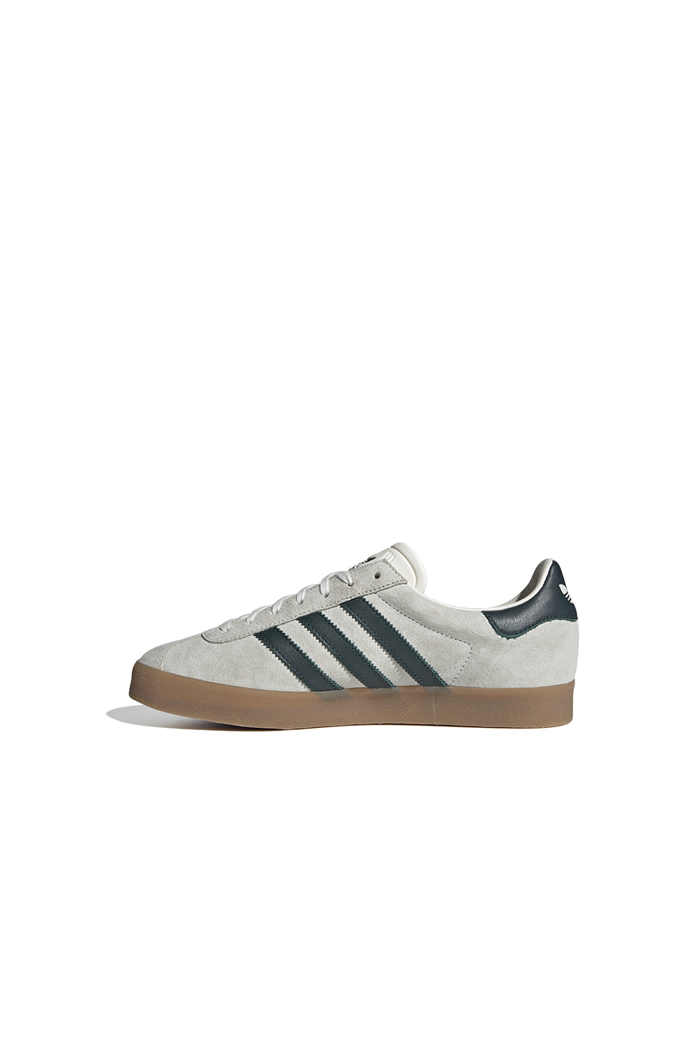 Gazelle Low Trainers Off White/Collegiate Green/Gold Metallic