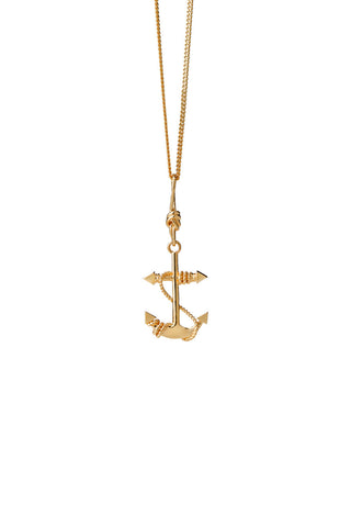 Anchor Necklace Gold