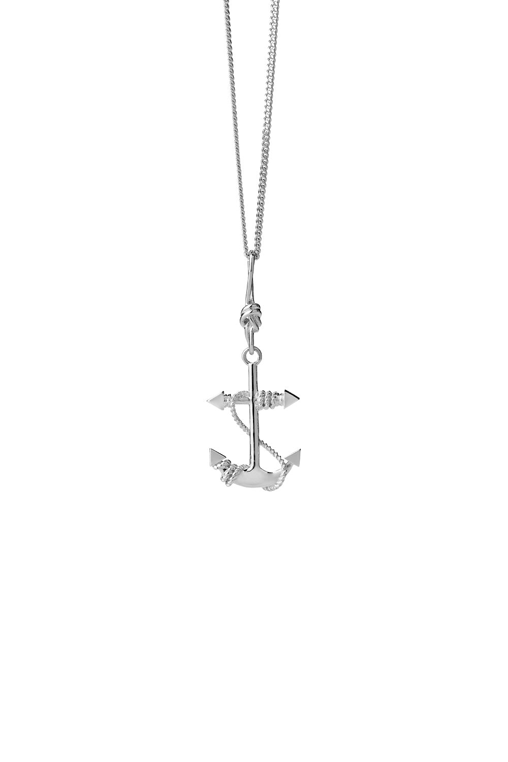 Anchor Necklace Silver