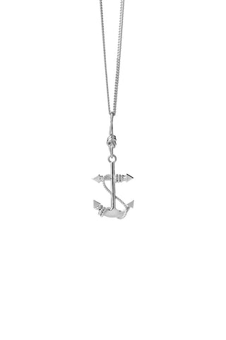 Anchor Necklace Silver