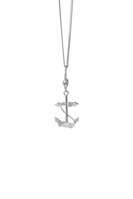 Anchor Necklace Silver