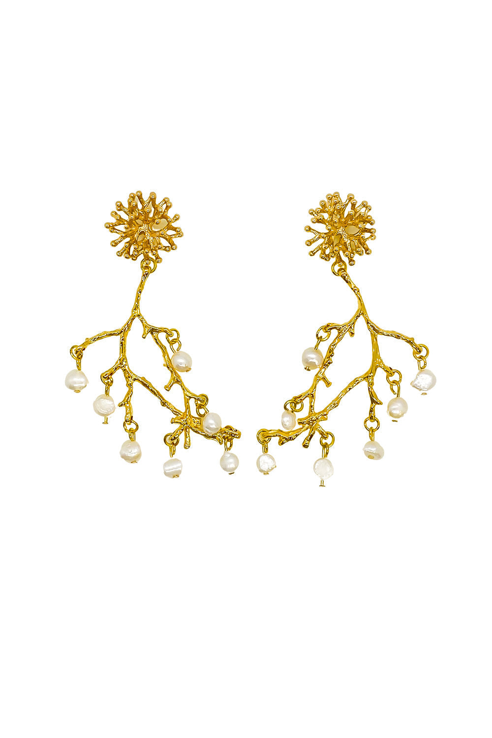 Coral Dawn Earrings