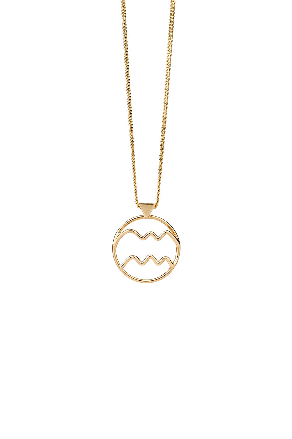 Aquarius Necklace Gold