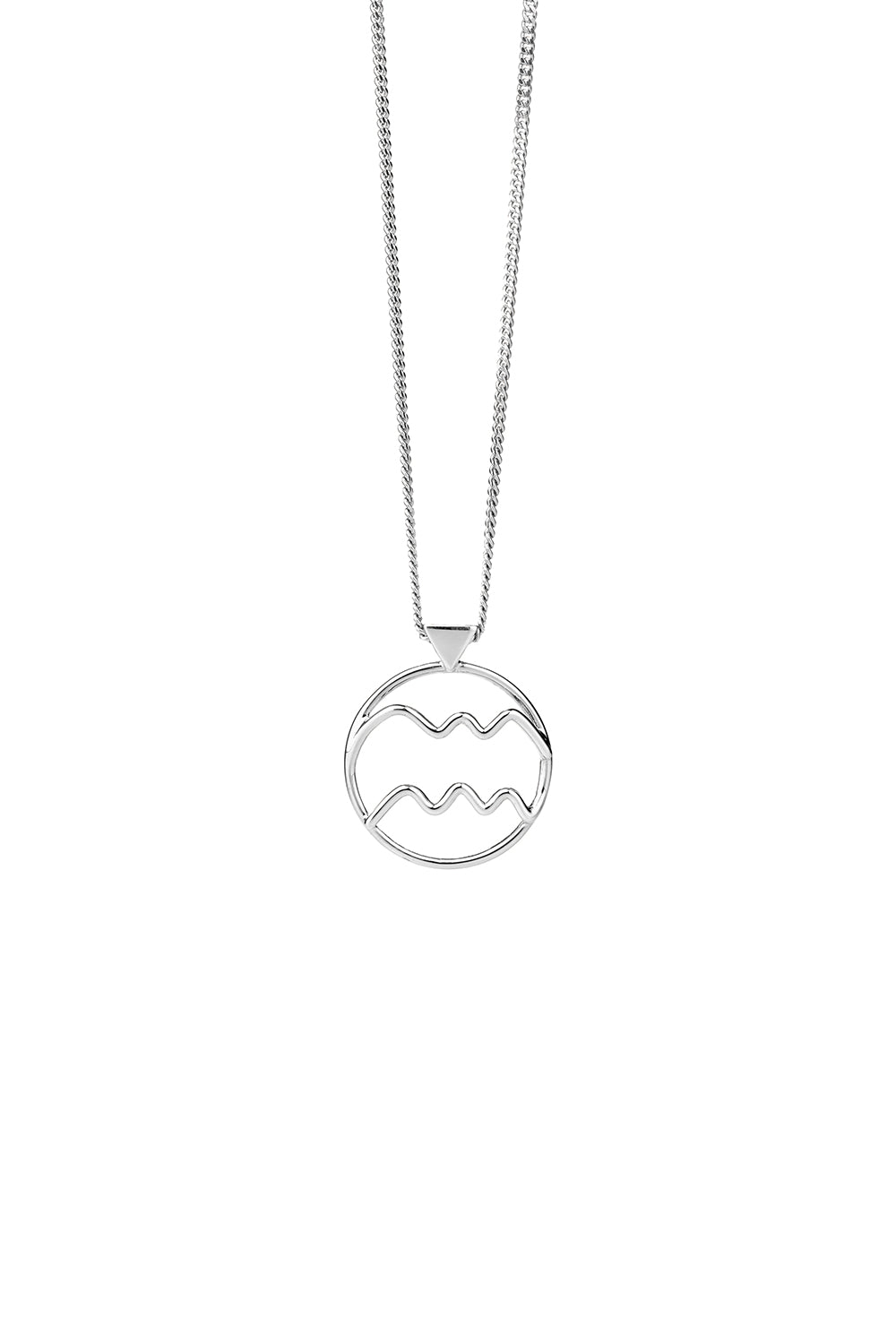 Aquarius Necklace Silver