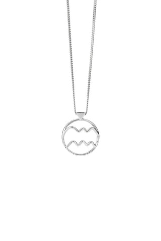 Aquarius Necklace Silver