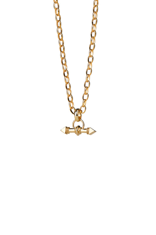 Arrow Fob Chain Gold