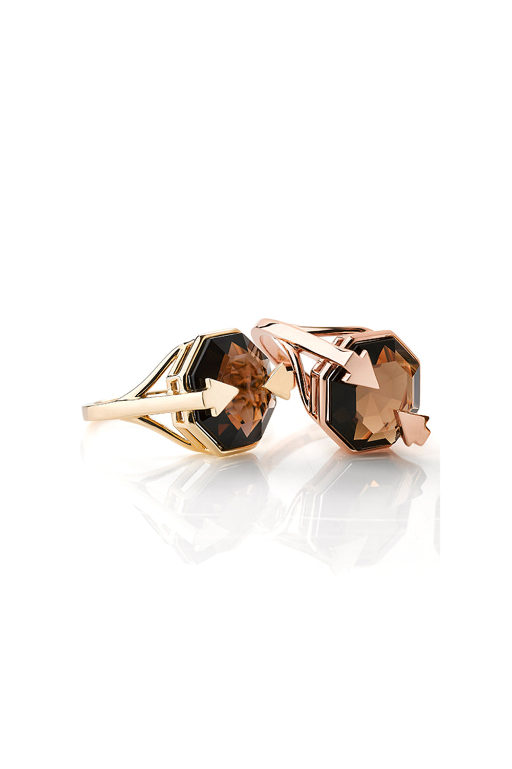 Astrid Ring Smoky Quartz Gold