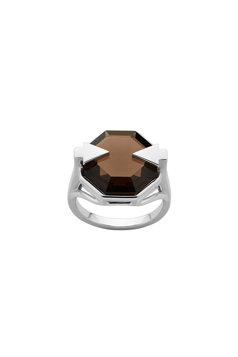 Astrid Ring Smoky Quartz Silver