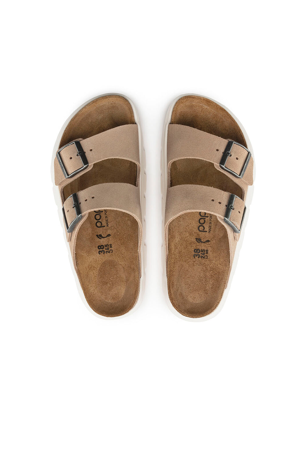 Birkenstock Arizona Chunky Suede Narrow Fit Warm Sand