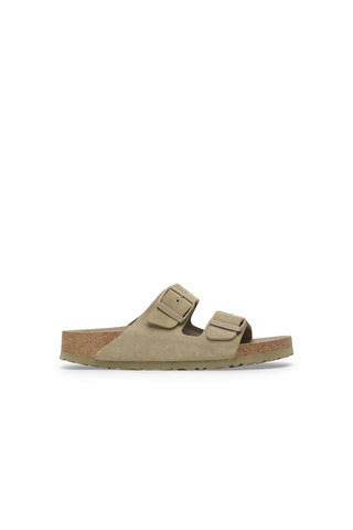 Birkenstock Arizona SFB Suede Regular Fit Faded Khaki