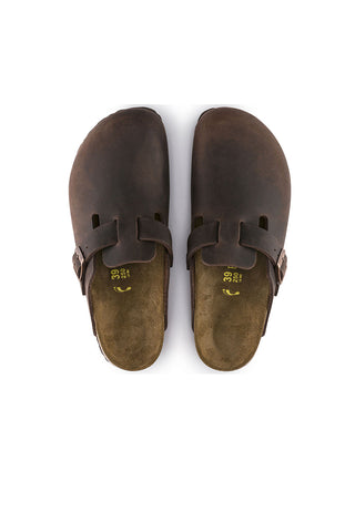 Birkenstock Boston Oiled Leather Regular Fit Habana