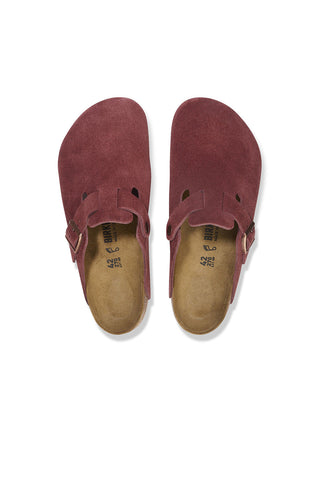 Boston Suede Regular Fit Zinfandel