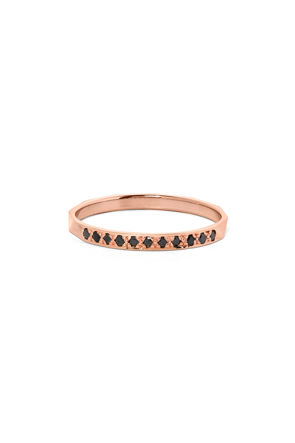 Blessing Band, Rose Gold, Black Diamond