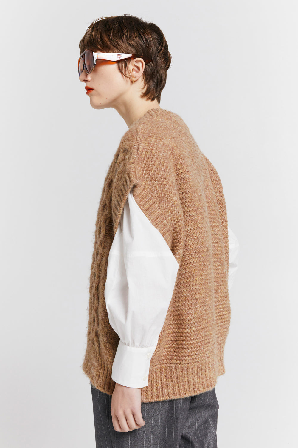 Cable Knit Vest