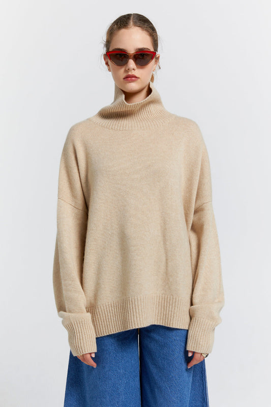 Carmen Oversized Turtleneck Sweater