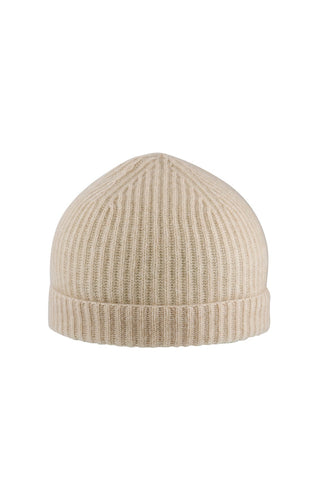 Cashmere Rib Beanie