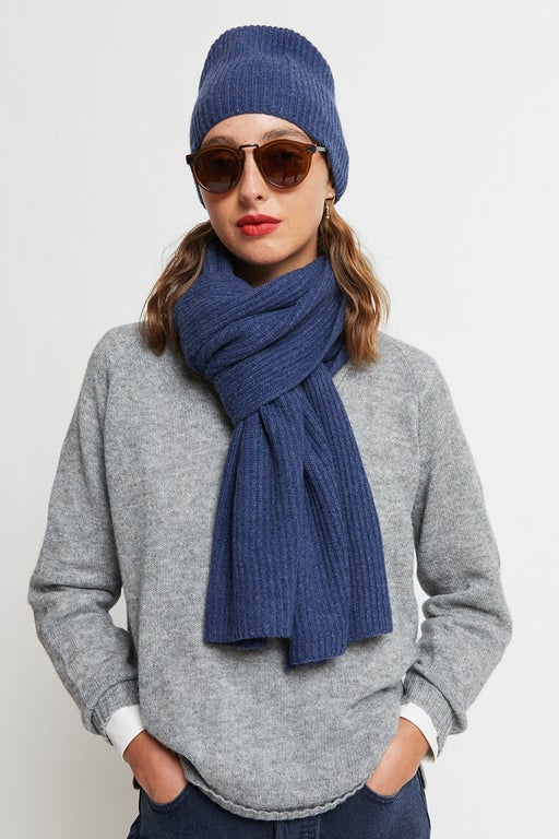 Cashmere Rib Scarf