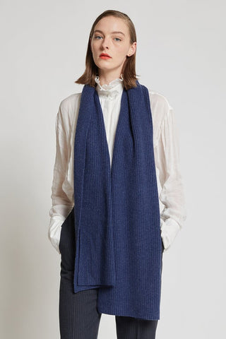 Cashmere Rib Scarf