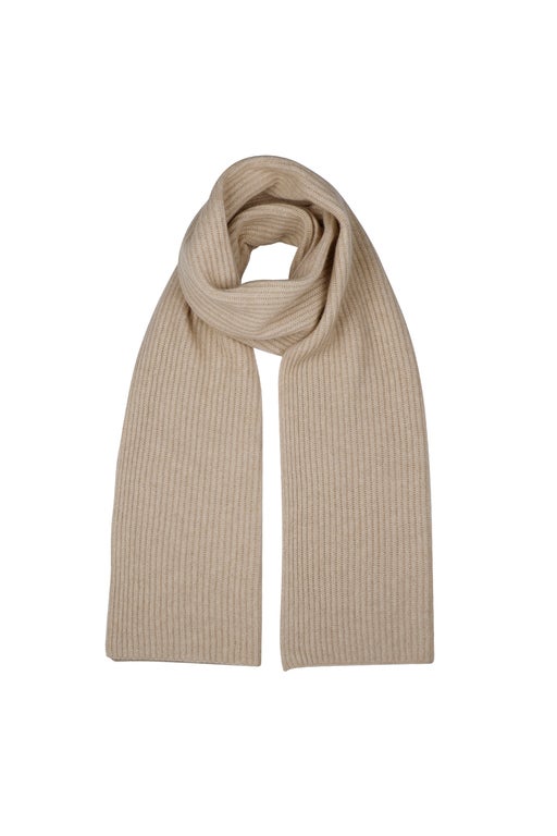 Cashmere Rib Scarf